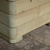 Rowlinson Marberry Layer Square Wooden Planter 50cm