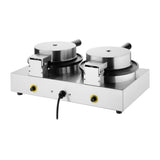 Buffalo Double Round Belgian Waffle Maker