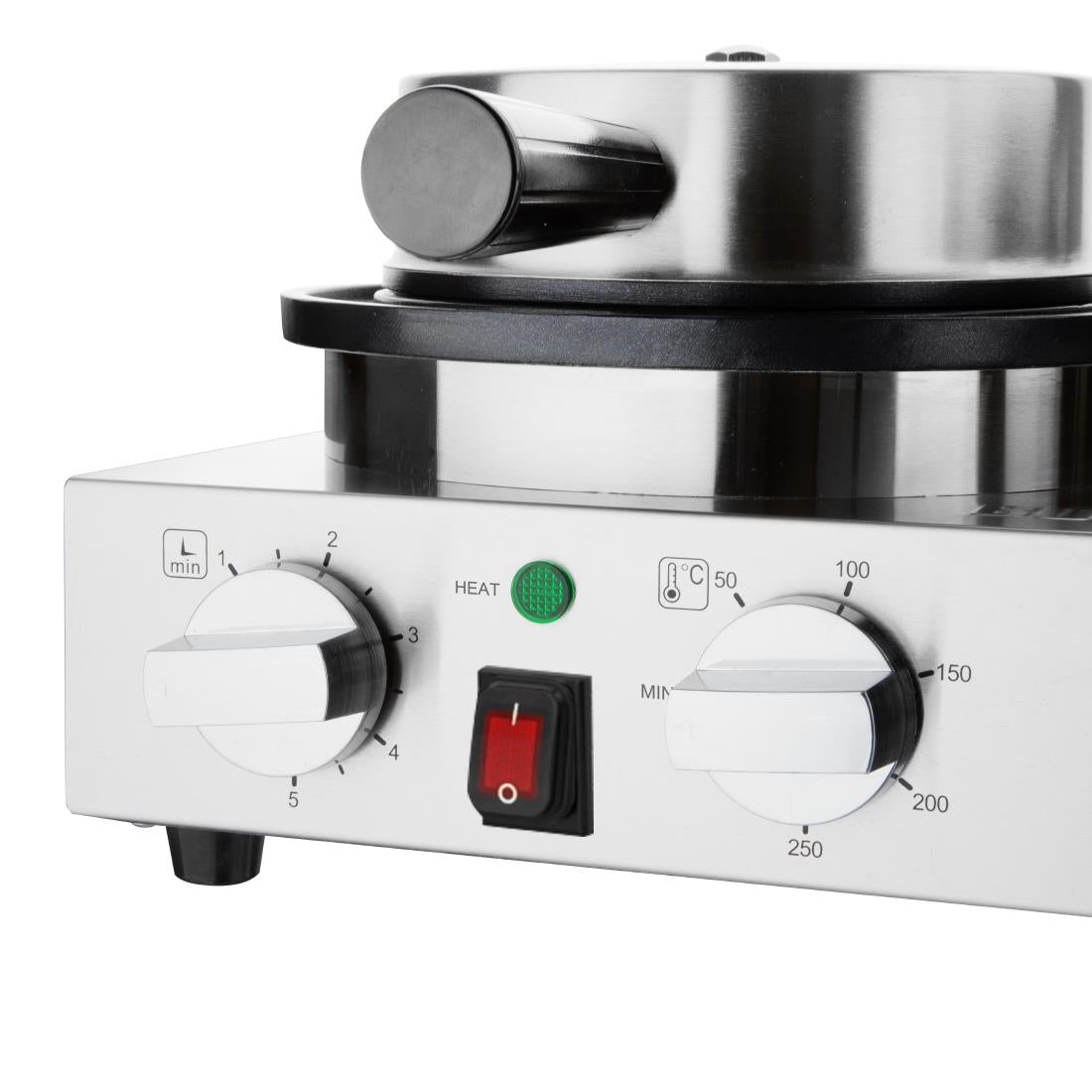 Buffalo Double Round Belgian Waffle Maker