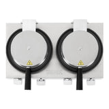 Buffalo Double Round Belgian Waffle Maker