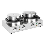 Buffalo Double Round Belgian Waffle Maker