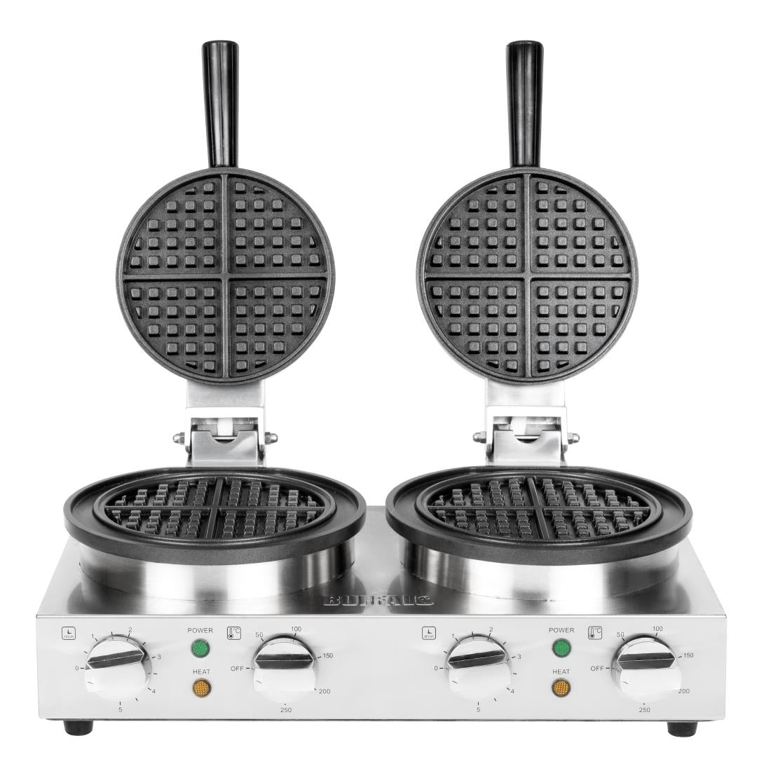 Buffalo Double Round Belgian Waffle Maker