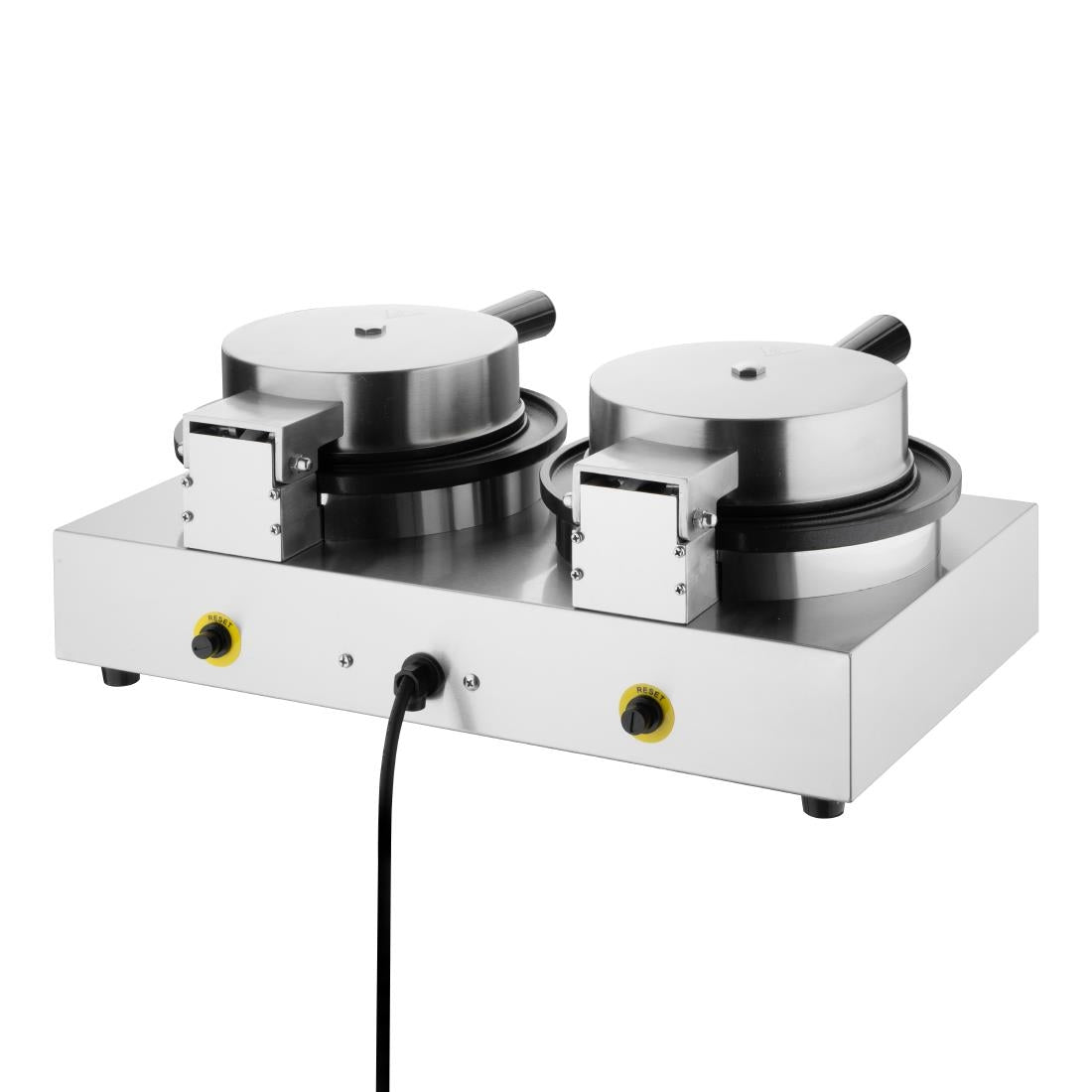 Buffalo Double Round Belgian Waffle Maker