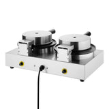 Buffalo Double Round Belgian Waffle Maker
