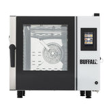 Buffalo Freestanding Smart Touchscreen Compact Combi Oven Ê6 x GN 1/1 with Installation Kit and Extraction Hood