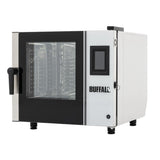 Buffalo Freestanding Smart Touchscreen Compact Combi Oven  6 x GN 1/1 with Installation Kit & Extraction Hood