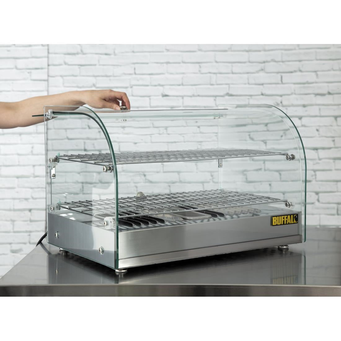 Buffalo Countertop Heated Food Display 554mm Width