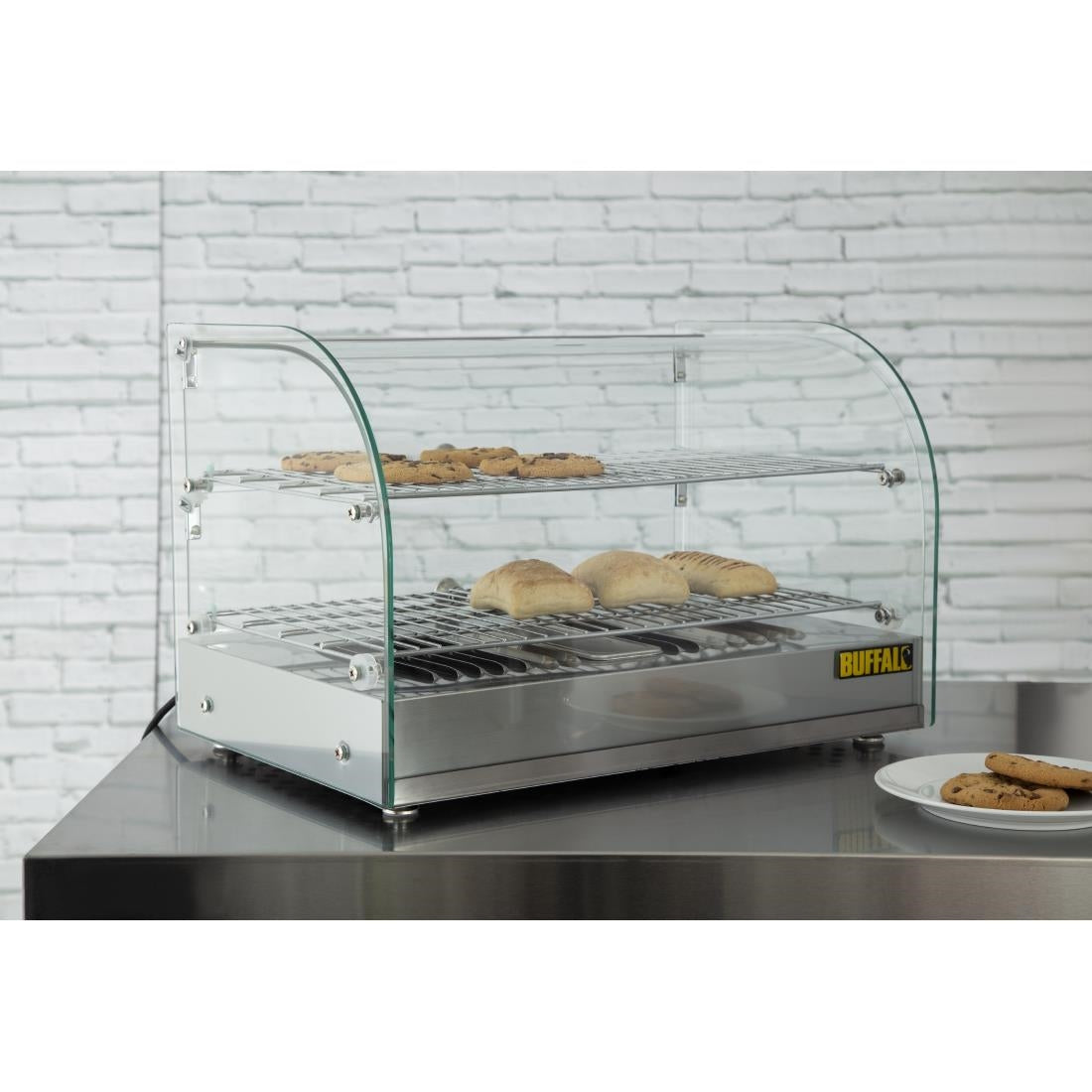 Buffalo Countertop Heated Food Display 554mm Width
