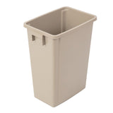 Nisbets Essentials Kitchen Bin Beige 56Ltr