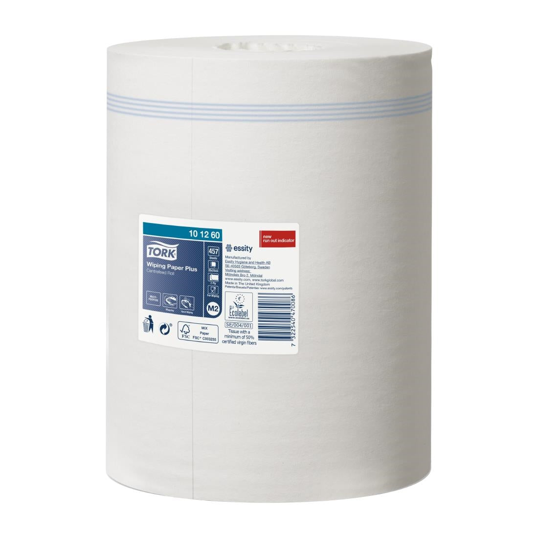 Tork Centrefeed Wiping Paper Plus White M2 (6 Pack)