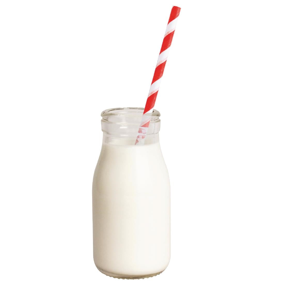 Olympia Glasses Mini Milk Bottles 200ml (12 Pack)