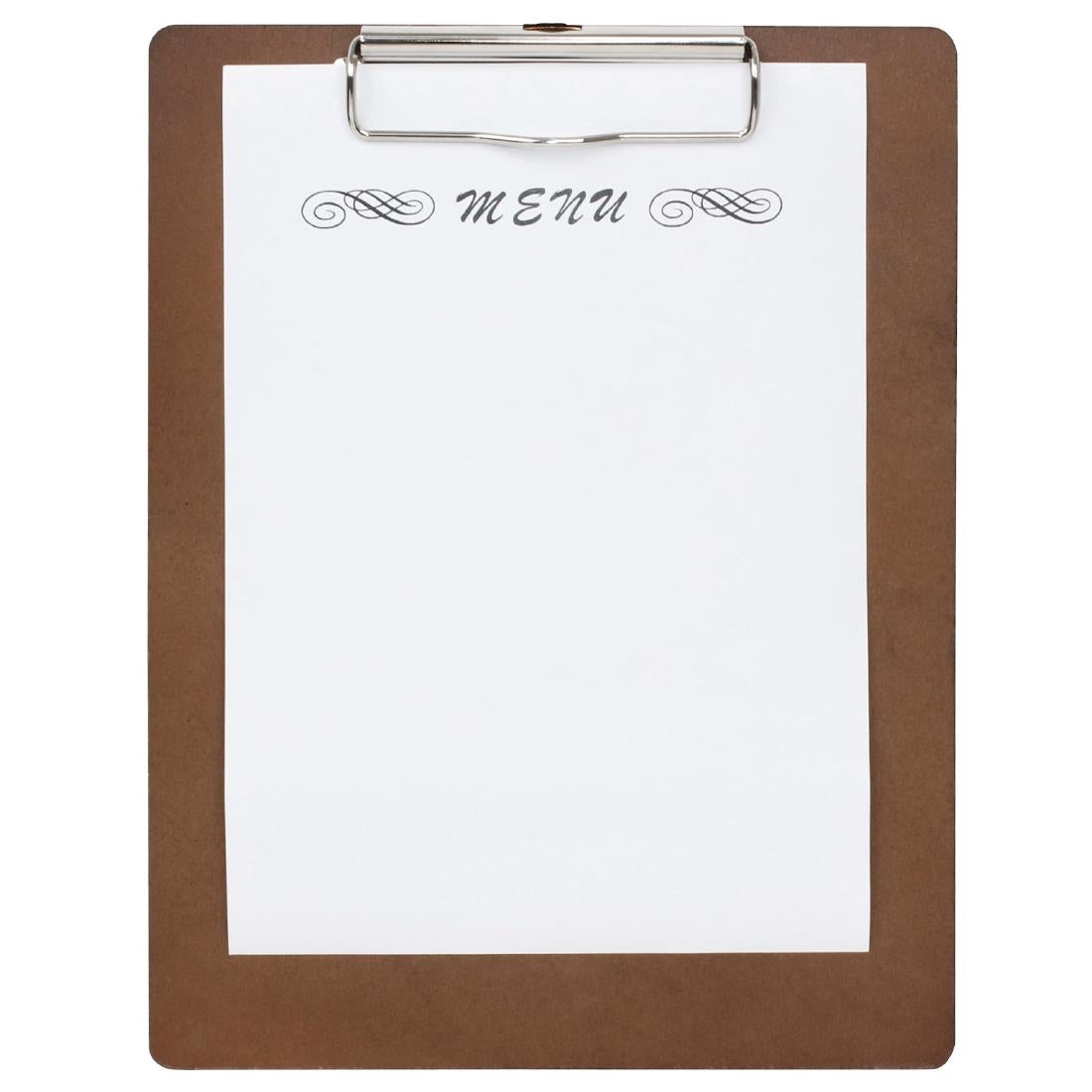 Olympia A4 Wooden Menu Clipboards (10 Pack)