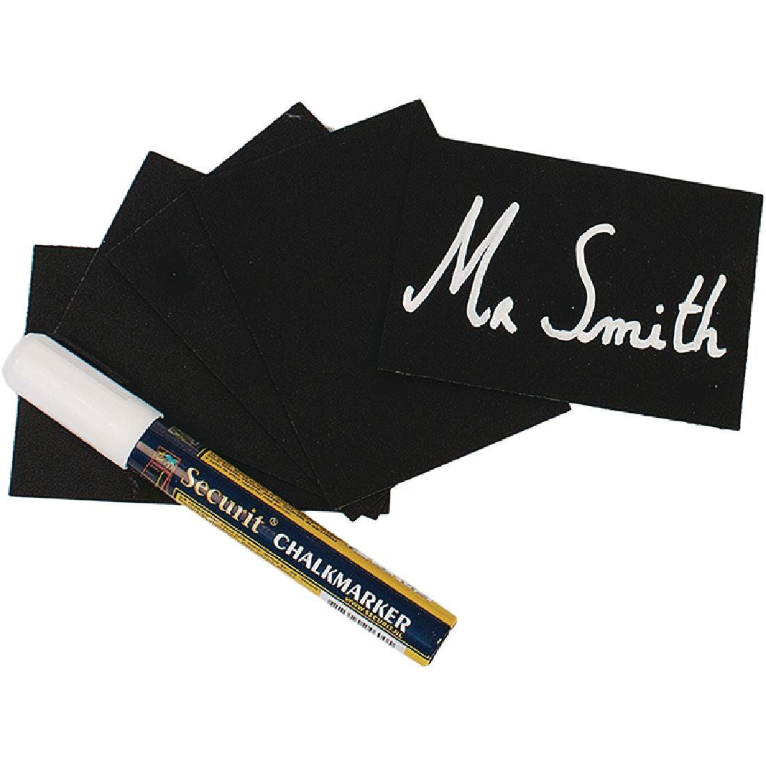 Securit Mini Chalkboard Tag Making Kit A8 (20 Pack)