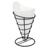 Olympia Wire Chip Cone Black