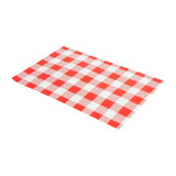 Fiesta Compostable Red Gingham Greaseproof Sheets 310x190mm (200 Pack)