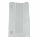 Vegware Compostable Glassine Hot Food Bags With NatureFlex Window Large ( 500 Pack)