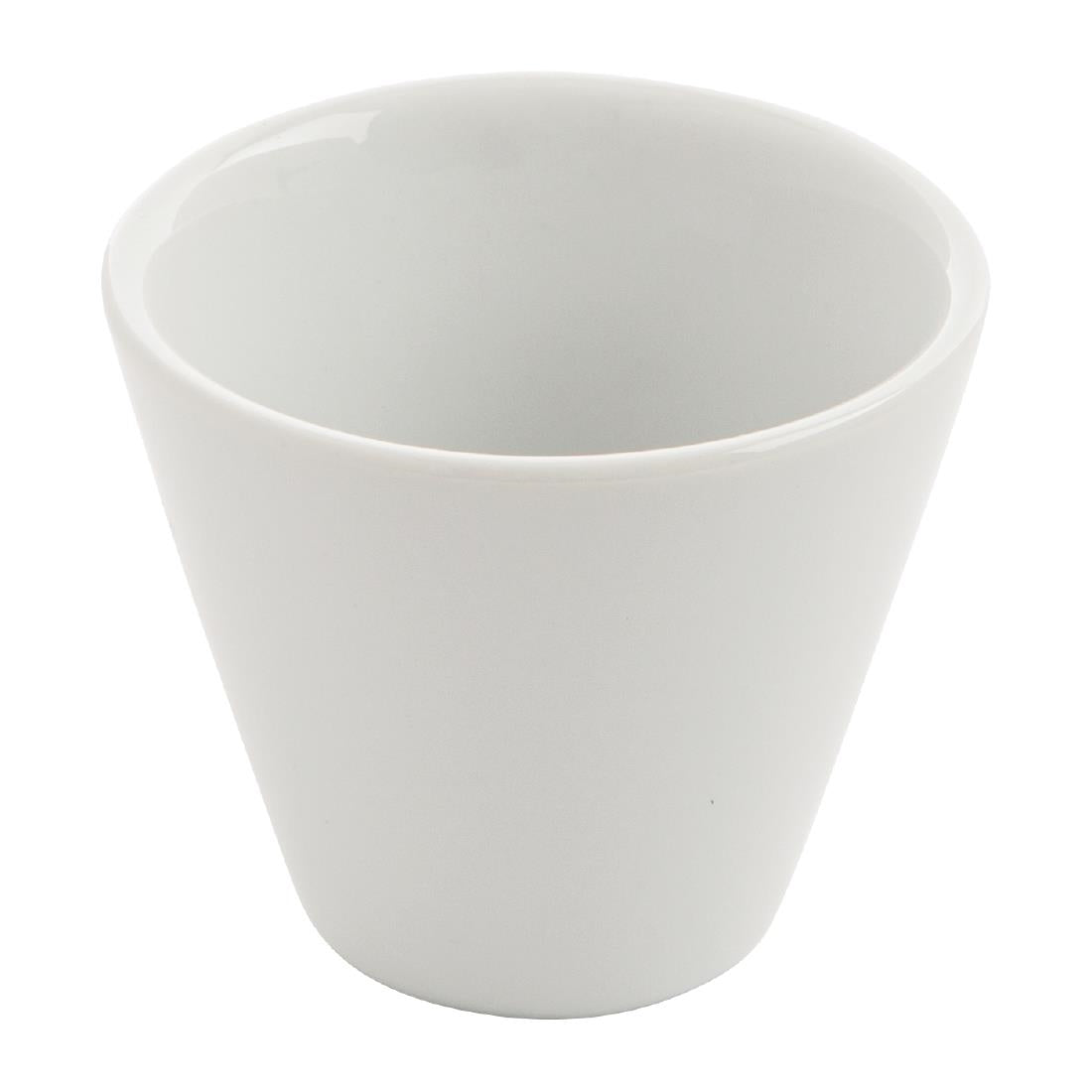 Olympia Whiteware Conical Ramekin White 70mm (12 pack)