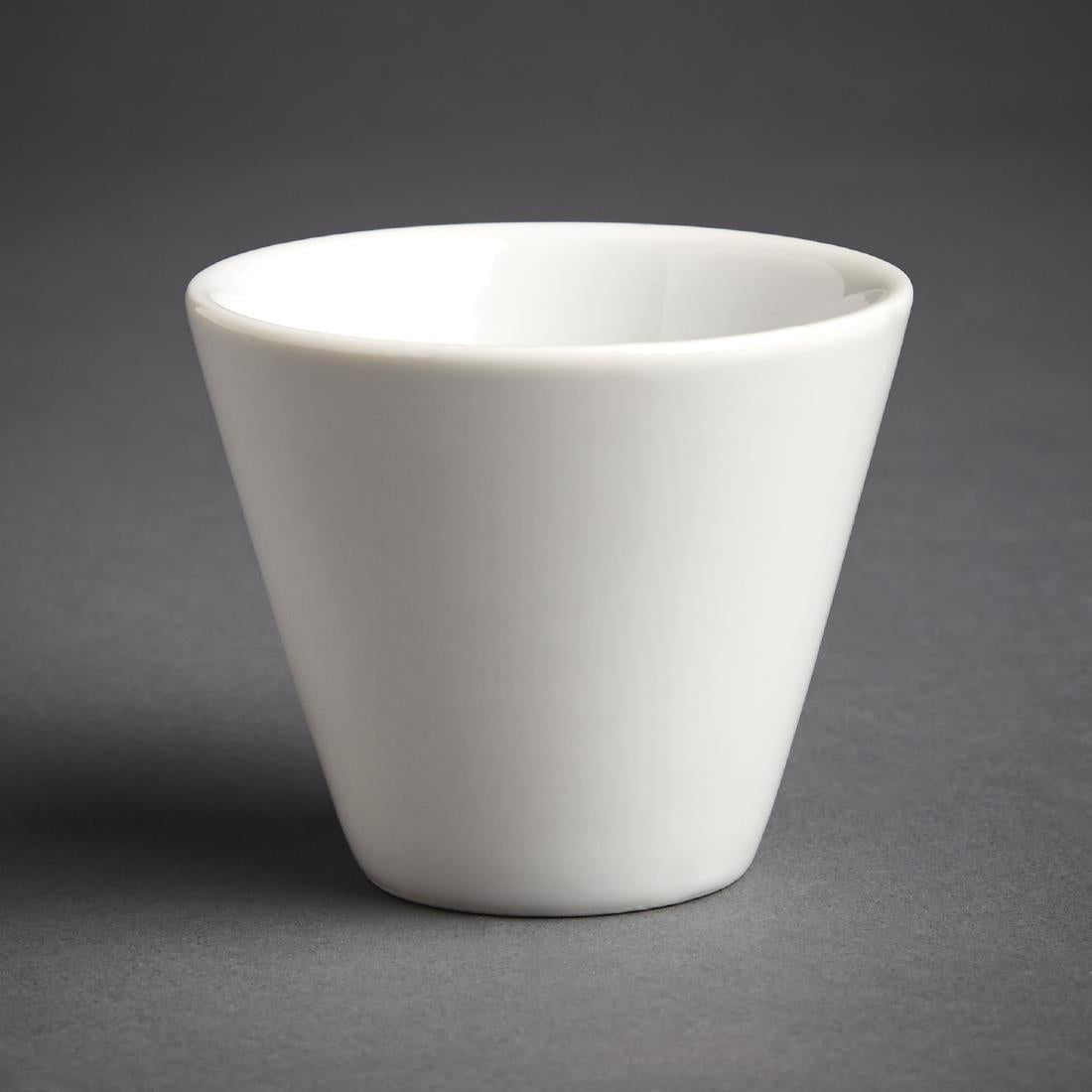 Olympia Whiteware Conical Ramekin White 70mm (12 pack)