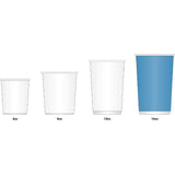 Fiesta Recyclable Ripple Wall Takeaway Coffee Cups Black 455ml (25 Pack)