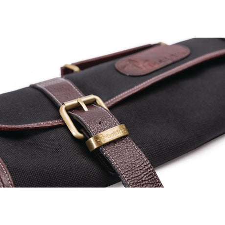 Boldric Canvas Knife Bag Black 9 Slots