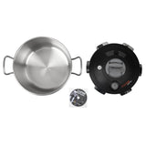 Artame Luna Stainless Steel High Capacity Pressure Cooker 32cm