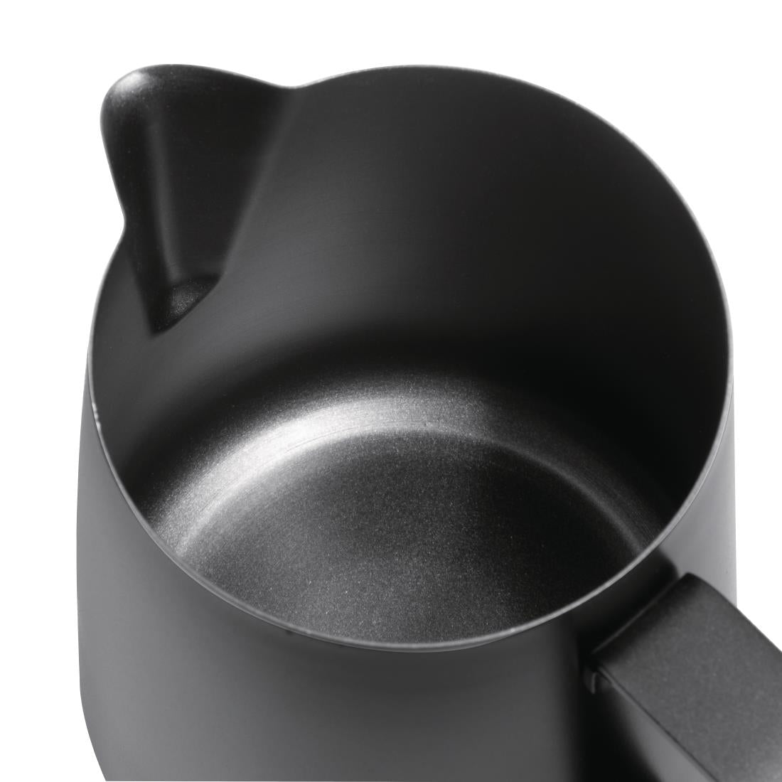 Olympia Black Non-Stick Milk Frothing Jug 340ml