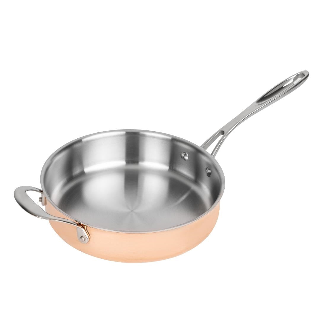 Vogue Copper Tri-Wall Sauté Pan 24cm