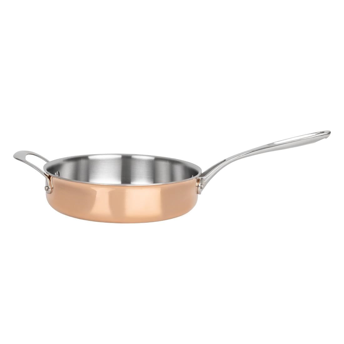 Vogue Copper Tri-Wall Sauté Pan 24cm
