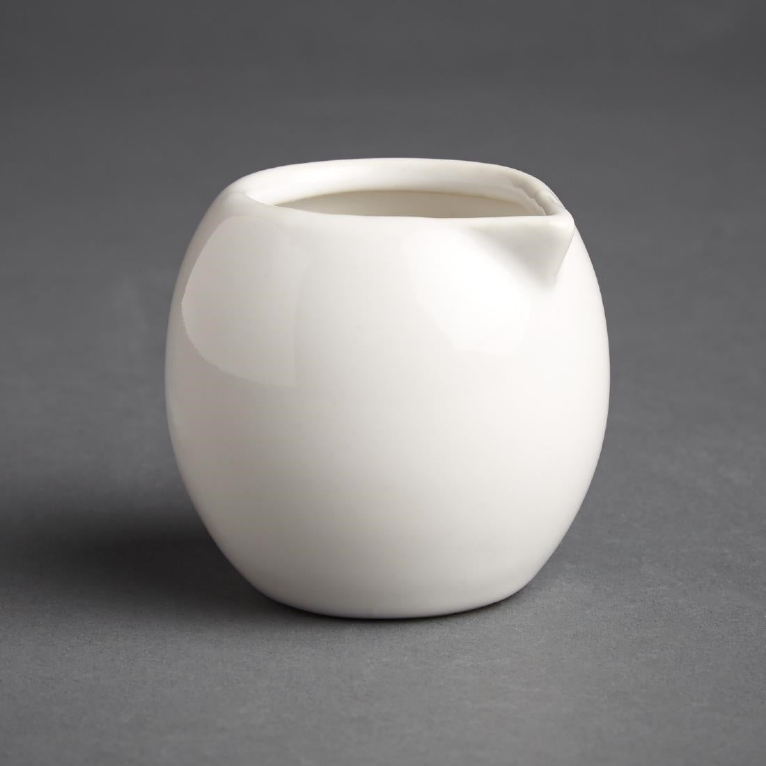 Olympia Cafe Milk Jugs White 70ml (6 Pack)