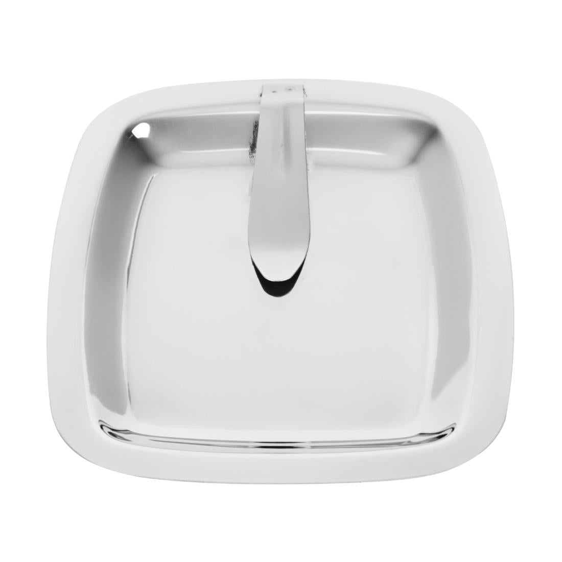 Olympia Square Stainless Steel Tip Tray With Bill Clip