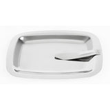 Olympia Square Stainless Steel Tip Tray With Bill Clip