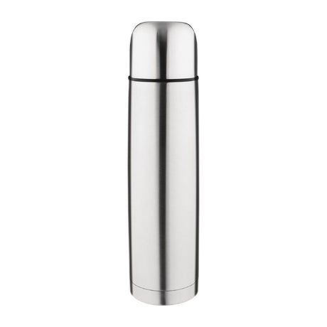 Olympia Vacuum Flask Stainless Steel 1Ltr