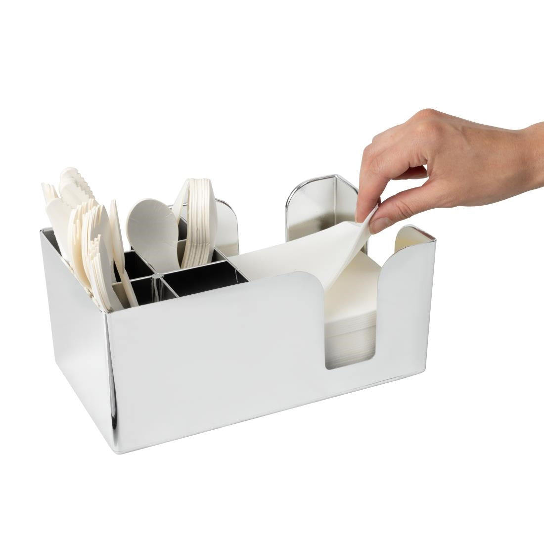 Beaumont Chrome Bar Caddy