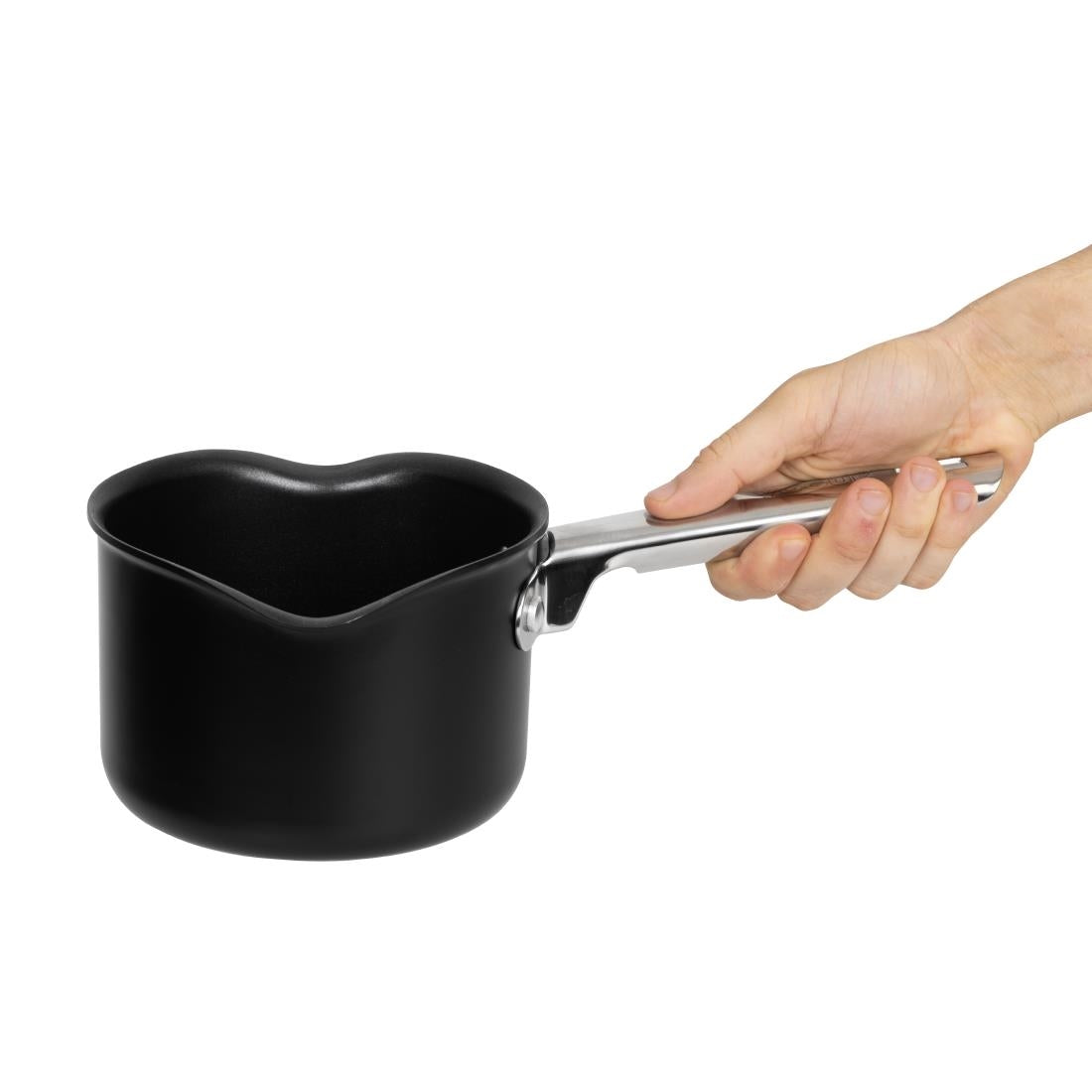 Vogue Aluminium Non-Stick Milk Pan 14cm