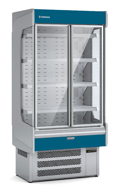 Coreco CHM-8-100 High Efficiency Double Door Multideck Display