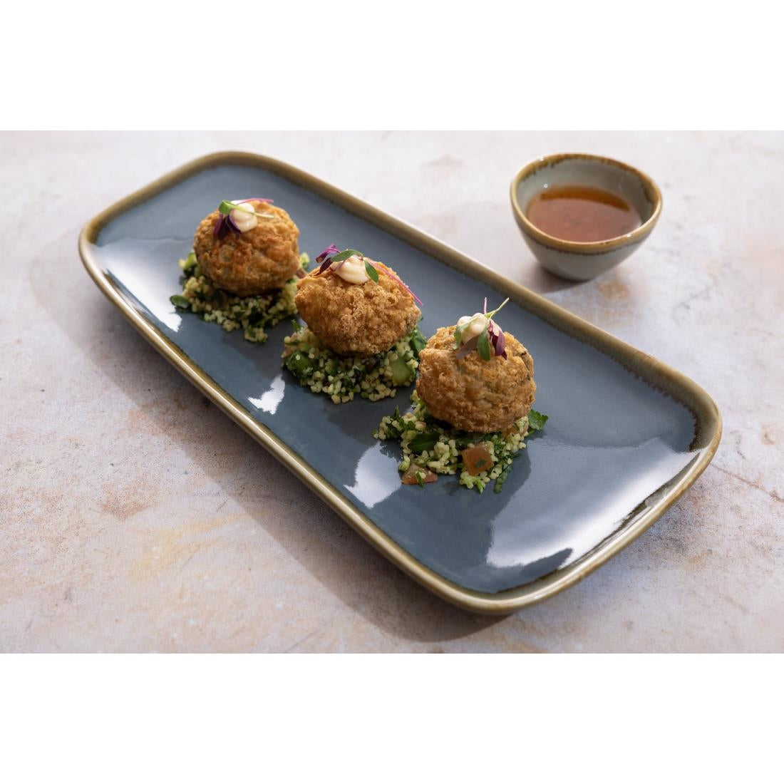 Olympia Kiln Platter Ocean 295mm (4 Pack)