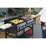 Buffalo 6 Burner Combi BBQ Grill and Griddle