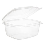 Vegware Compostable PLA Hinged-Lid Deli Containers 473ml / 16oz (300 Pack)