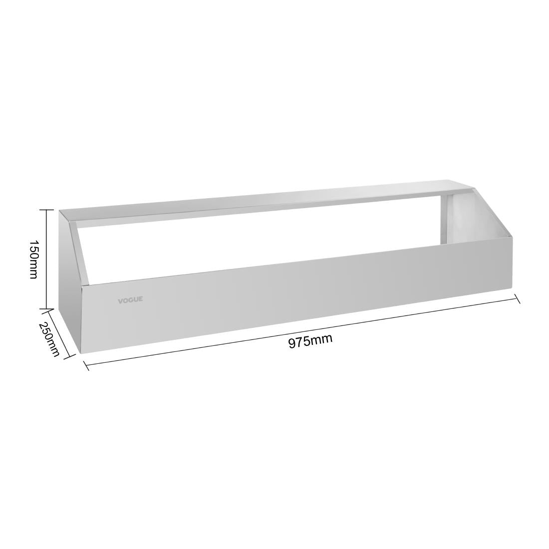 Vogue Stainless Steel Gastronorm Pan Rack Long