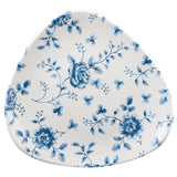 Churchill Vintage Prints Blue Rose Chintz Pattern Triangle Plates 229mm (12 Pack)