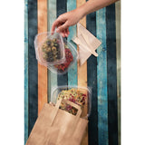 Fiesta Recyclable Flat Handle Brown Paper Bags Small (250 Pack)