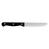 Olympia Taverna Rounded Steak Knives with Black Handles (12 Pack)