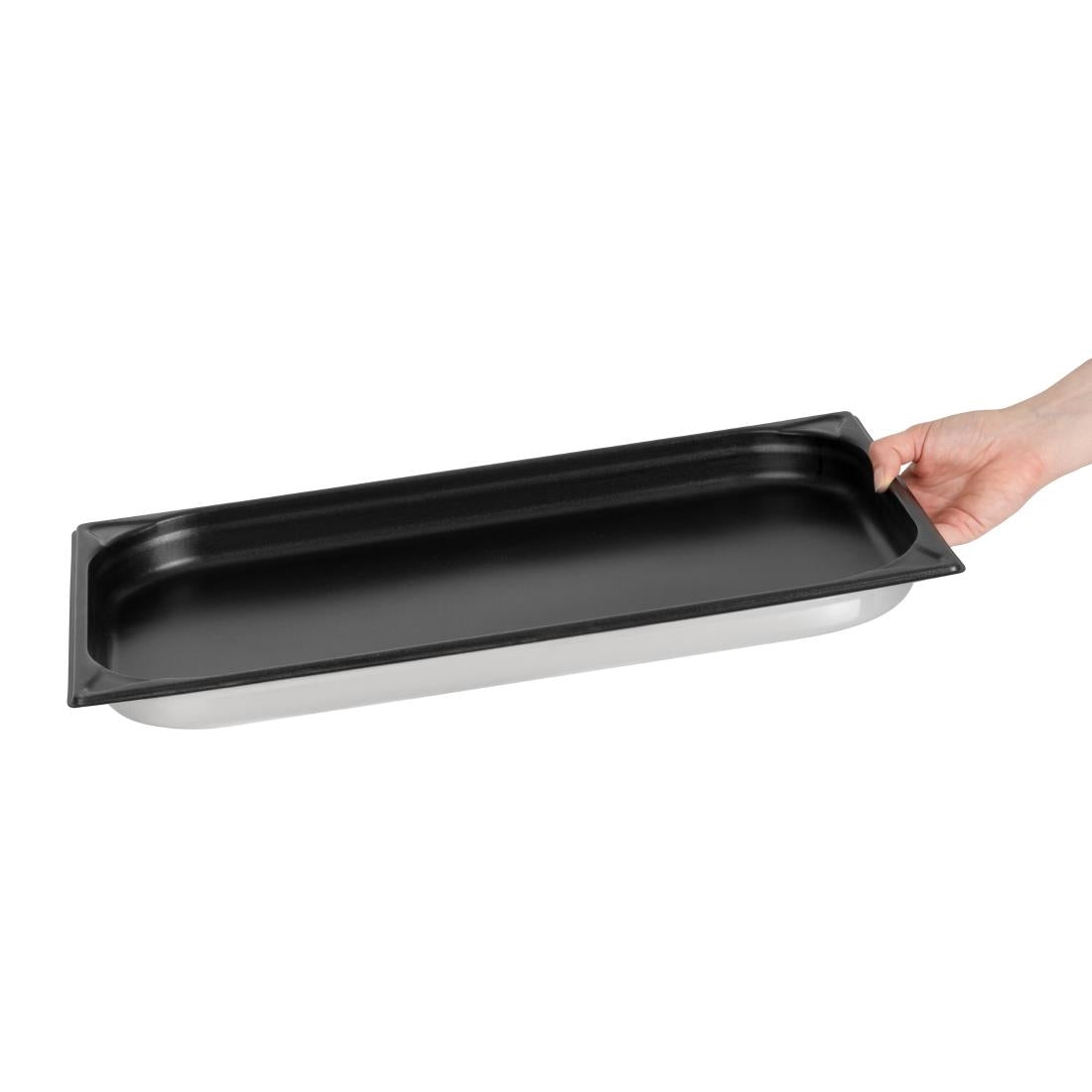 Vogue Heavy Duty Stainless Steel 1/1 Gastronorm Tray 40mm