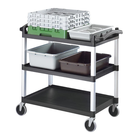 Cambro Three Shelf Utility Cart BC340KD110