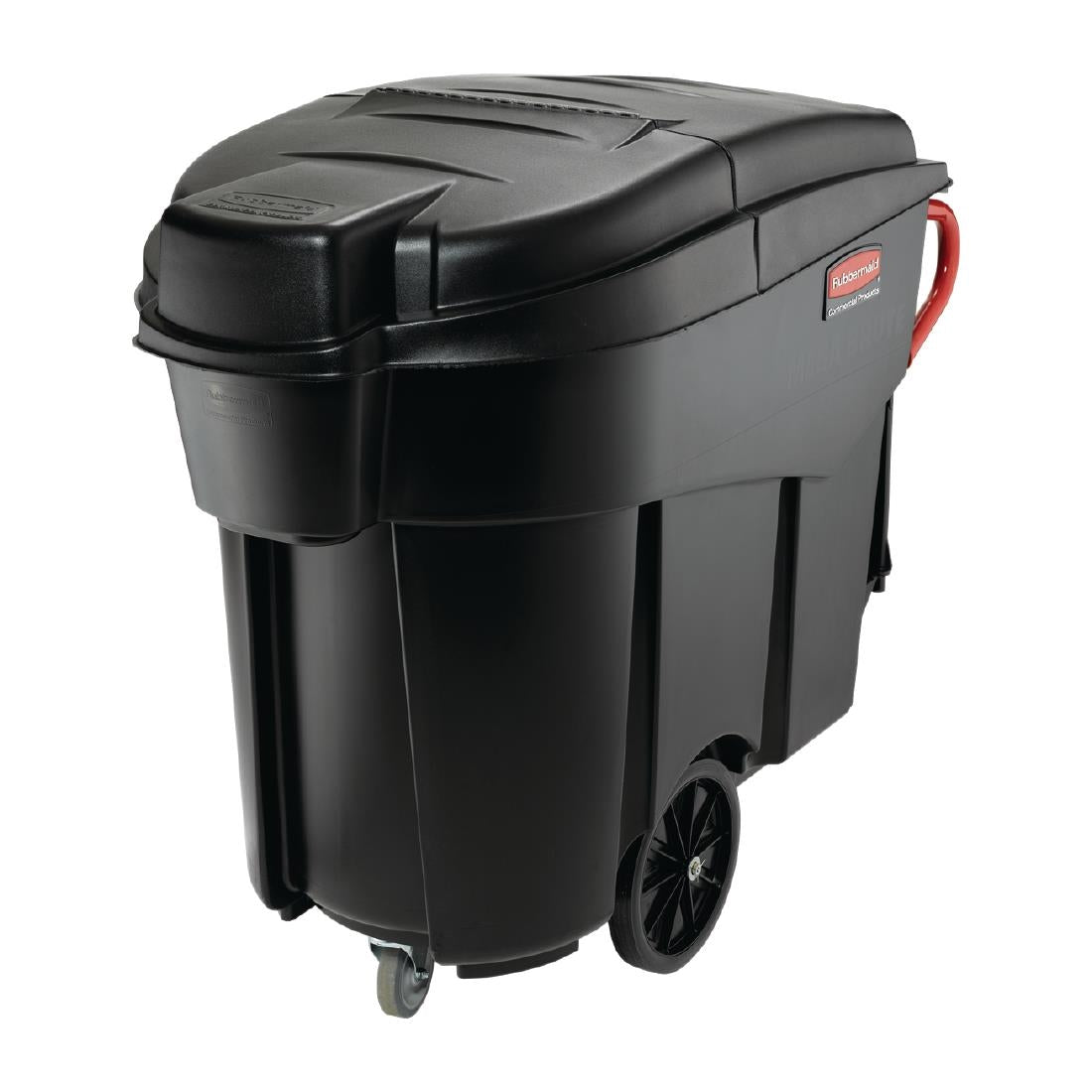 Rubbermaid Mega BRUTE Mobile Waste Collector Black 450Ltr