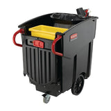 Rubbermaid Mega BRUTE Mobile Waste Collector Black 450Ltr