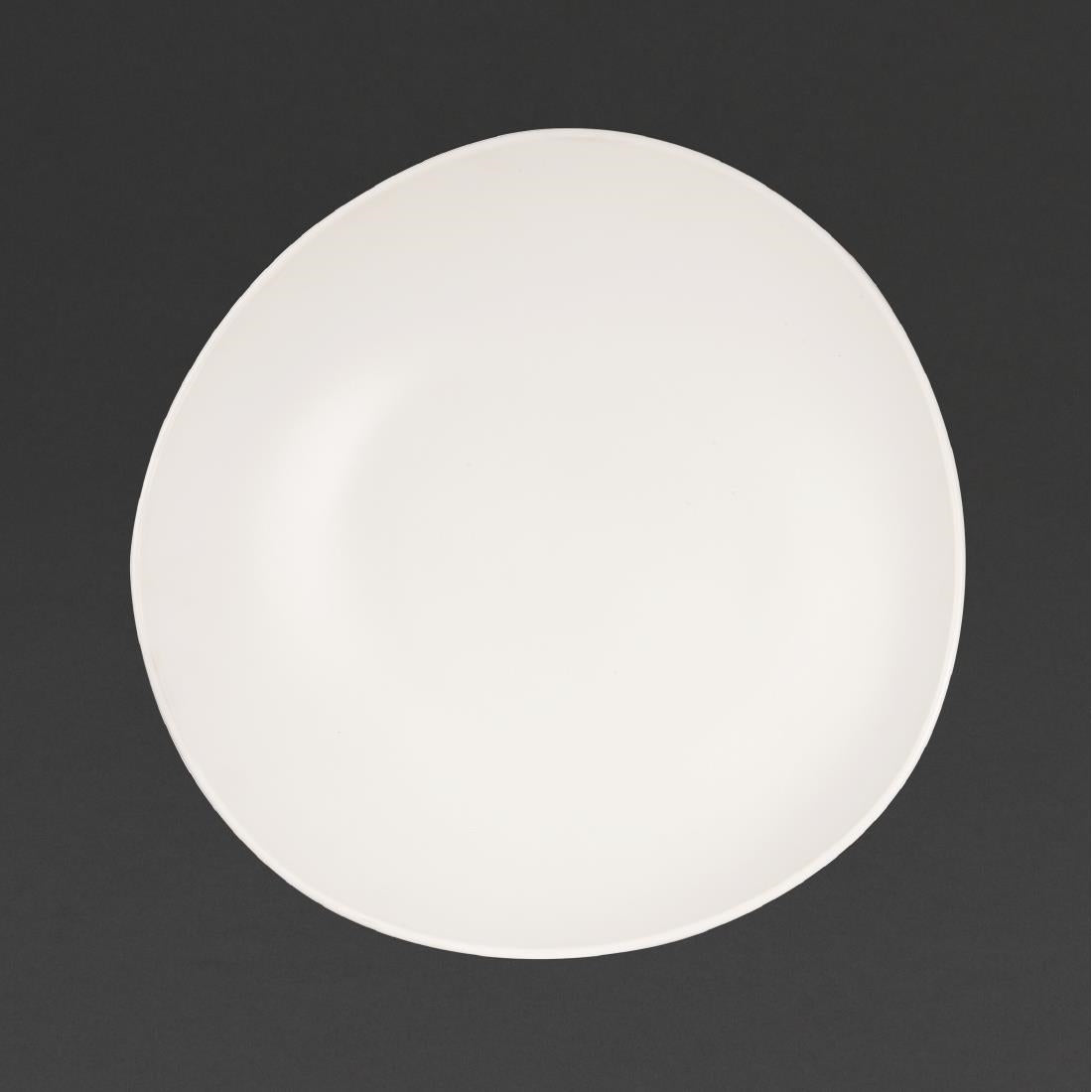 Churchill Alchemy Melamine Trace Bowls White 380mm (2 Pack)