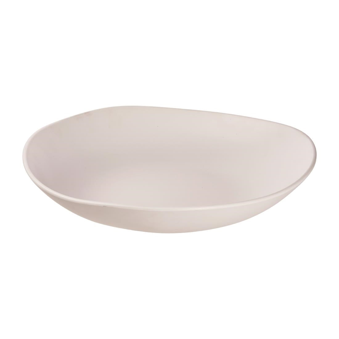 Churchill Alchemy Melamine Trace Bowls White 380mm (2 Pack)