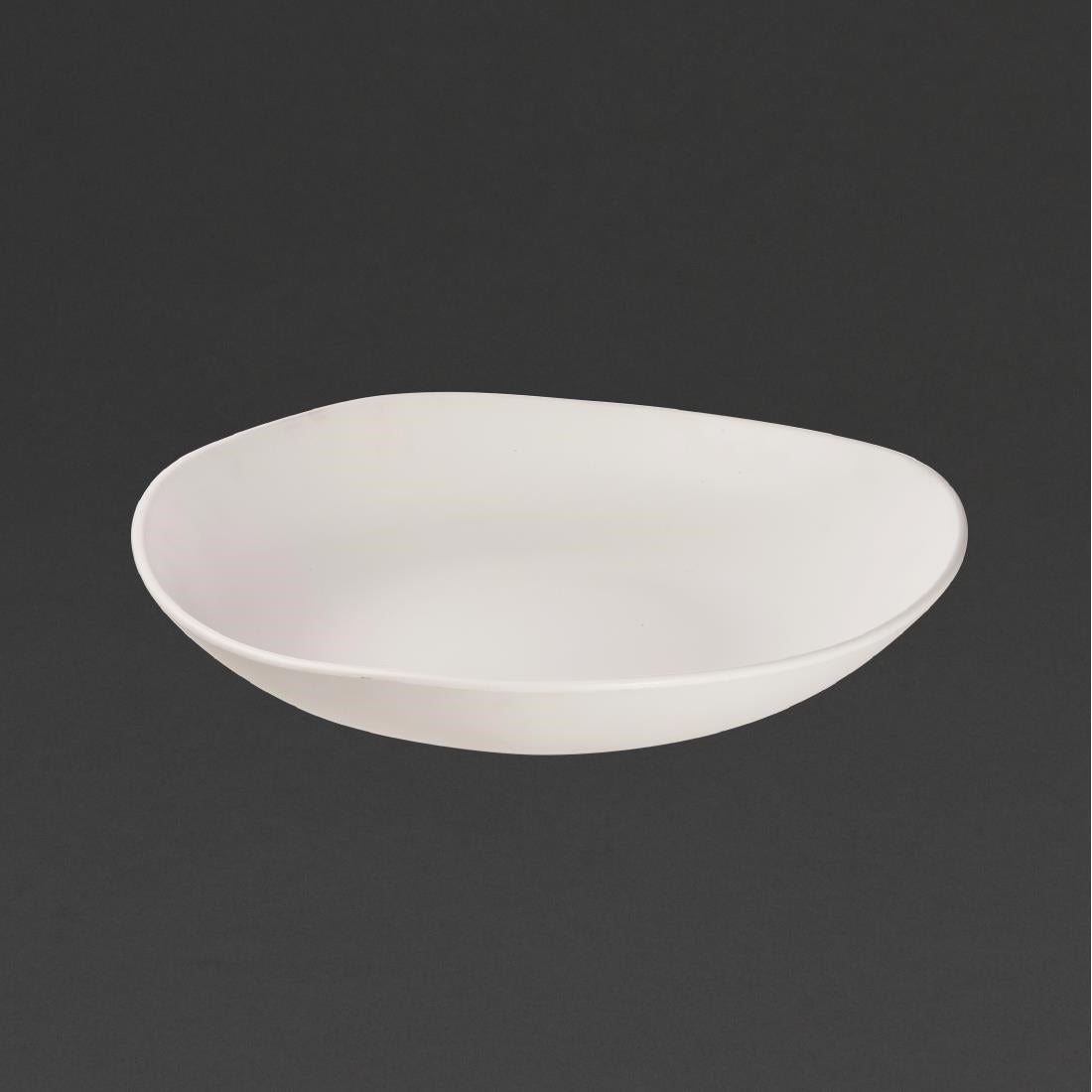 Churchill Alchemy Melamine Trace Bowls White 380mm (2 Pack)