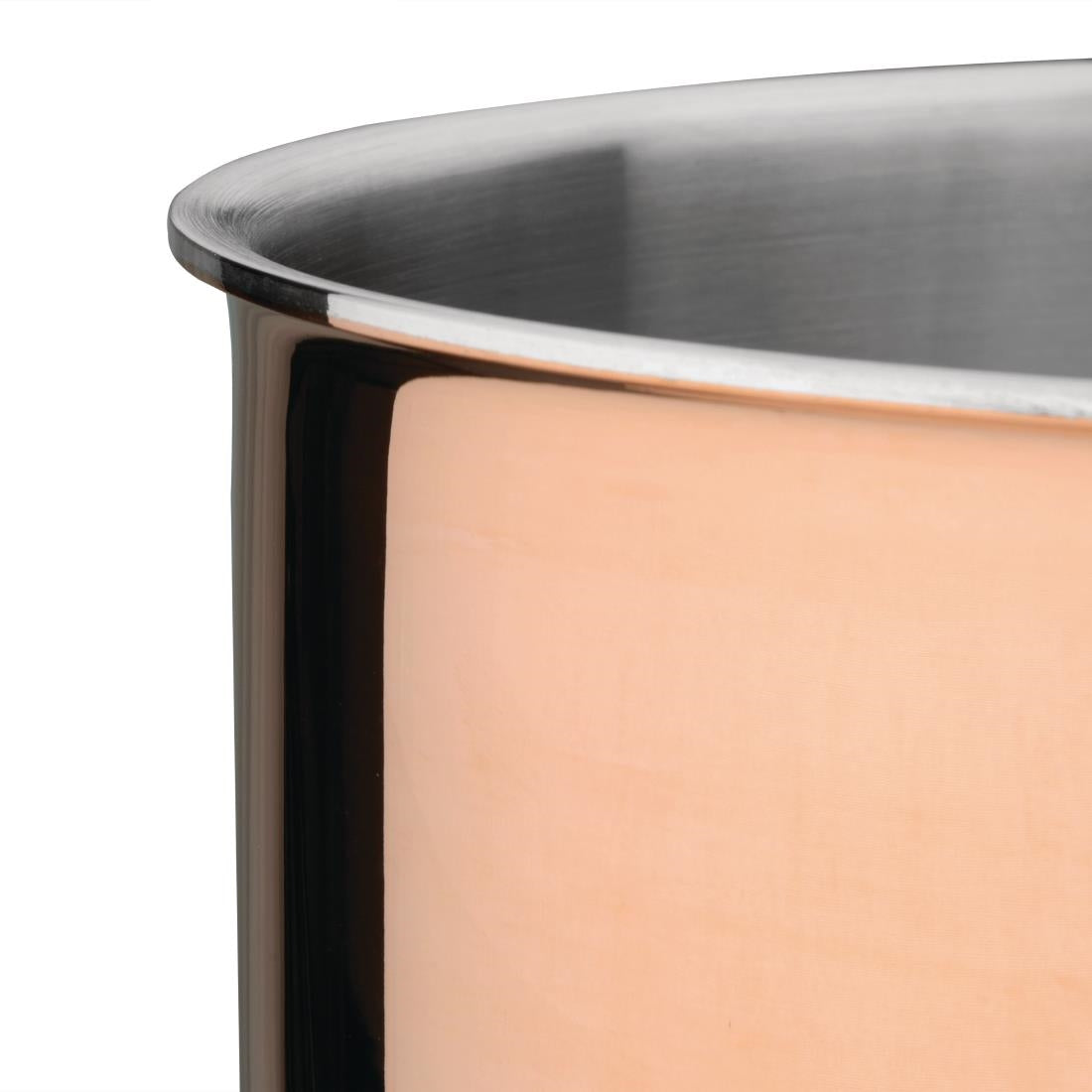 Vogue Copper Tri-Wall Saucepan 16cm